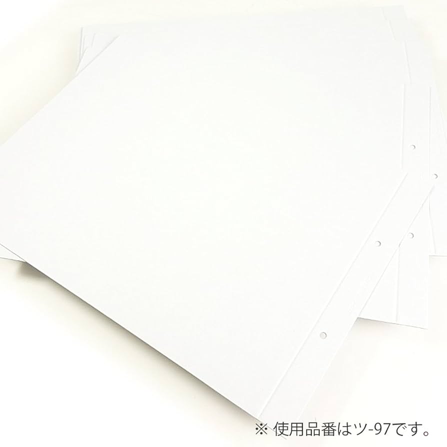 Amazon | コクヨ 綴込表紙 白表紙 A4 2穴 20組40枚入 ツ-87